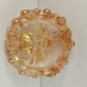 Ashtray Resin with Skull Imprint